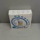 JKSHMYT Weighted Hula Circle Hoops for Adults Weight Loss, Infinity Fitness Hoop Plus Size 47 Inch, 24 Detachable Links, Exercise Hoop Suitable for Women and Beginners