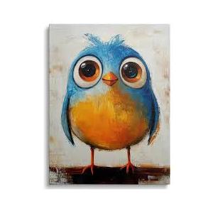 Framed Vintage Wall Art Bird Flower Canvas Wall Art Hummingbird Pictures Wall Decor Nature Botanical Prints Colorful Aesthetic Artwork Paintings for Living Room Bedroom Bathroom 16x24in