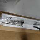 LazBlinds No Drill Cordless Cellular Shades, 34" W x 64" H, White