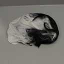 FVCENT Short Curly Shoulder Length Full Bang Women Bob Wig for Cruella Costume Women for Halloween Party Costume (Black and White Without accessories)