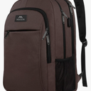 MATEIN Laptop Backpack, Extra Large TSA Friendly 17.3 Inch Travel Computer Backpack with USB Charging Port, Anti Theft Carry On Flight Approved Business Work College Backpack Bag for Men Women, Brown