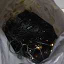 iBaycon 4ft × 6ft Solar Net Mesh Lights, Solar Powered Christmas Net Light Outdoor Waterproof, 8 Modes Bush Netting Lights for Xmas Trees, Party, Garden, Outdoor Decorations (Warm White, 1PACK)