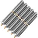 Zonon 5 Pcs 6 Inch BBQ Smoker Bullet Weld on Bullet Hinge Carbon Steel Weldable Barrel Hinges Heavy Duty for Swing Door Trailer Ramp (Zerk)