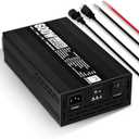 ECO-WORTHY 600W Inverter Charger, 600W Pure Sine Wave Inverter & 30A LiFePO4 Battery Charger with 20ms UPS, DC 12V to AC 110V, Output Surge 1200W, for RV Lithium Batteries Roadtrip Essentials