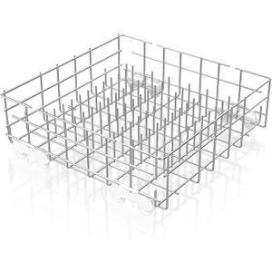 Upgraded W10311986 W10380384 Dishwasher Lower Rack 304 Stainless Steel Compatible with Whirlpool Dishwasher Racks Replacement Parts WDT750SAHZ0 WDTA50SAHZ0 Whirlpool Dishwasher Bottom Rack with Wheel, 20.5in x 20.5in x 5.9in W10311986 Whirlpool Rack