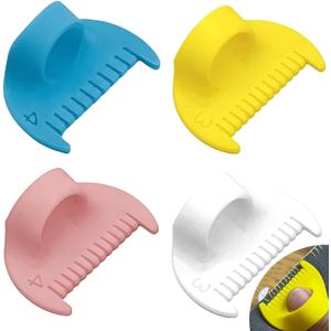 3 x 4PCS Edge Stitch Lock & Sewing Gauge, 3mm/4mm Hand Seam Guide & Sewing Templates Edge Sewing Guide Lockranding Tool for Pinpoint Precision, Hemming, Quilting Templates - for Beginner & Pro
