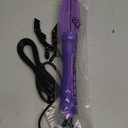 Thermal Brush 1 Inch for Short Hair, Anti-Scald & No Falling Off Flexible Silicone Bristles Heated Round Brush, Ceramic Tourmaline Styling Brush, 5 Temperatures Curling Brush, Dual Voltage