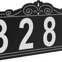 House Numbers for Outside, Address Signs for Houses, House Numbers Waterproof, Address Sign, Indoor/Outdoor Use. Street Home Hotel Office Address Plaque