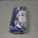 Blue Flower Butterfly Sugar Skull Fleece Throw Blanket  Soft Warm Lightweight Blanket for Women & Men Boys Girls Pets Cozy Couch, Bed, Travel, Airplane, Car Blanket Gift 50"x40"