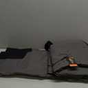 FREE SOLDIER Mens Snow Bibs Ski Pants Softshell Waterproof Insulated Warm Snow Pants Windproof Ski Bib Overalls (Large/32" Inseam, Gray)