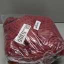 Elegant Comfort Premium 100% Cotton Waffle Blanket - Lightweight Breathable Waffle Weave Bed Blanket - Soft and Warm All Season Blanket for Couch, Sofa and Bed, King Size 90x108 Inches, Burgundy
