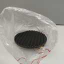 EWFEN Burger Press, 7" Round Heavy-Duty Cast Iron Smash Bacon Press Meat Steak with Wood Handle for Griddle, Sandwich, Nonstick Pan