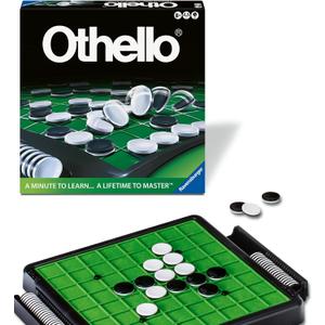 Ravensburger Othello - Classic Strategy Board Game for 2 Players - Easy to Learn, Hard to Master - Fast-Paced Family Fun - Ages 8+