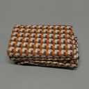 MIULEE Pack of 2 Outdoor Throw Pillow Covers Decorative Farmhouse Square Waterproof Pillows for Tent Patio Garden Balcony Sofa, 18x18 Inch Burnt Orange