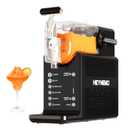 Slushie Machine for Home 68oz, No Ice Needed Frozen Drink Margarita Machine, Slushy Maker Machine for Ice Cream, Slushie Maker with 5 Pre-Set Programs, Self-Cleaning, ETL Certified, Black