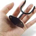 luzen 2Pcs Metal Baseball Bat Holders Wall Mount Baseball Bat Display Hanger Rack Stand Bat Holder Organizer for Baseball Bat Hanging Display, Black