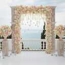 Frienda 6 Pieces Floral Foam Blocks for Artificial Flowers,Thanksgiving Christmas Party Supplies, Dry & Wet Floral Foam Round Kit for Flower Arrangement Wedding Decoration(8 x 1.57 Inch)