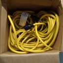 Southwire Generator Cord 12 Gauge, 3 Conductor, 50ft, L5-20P, Twist to Lock, STW, Yellow