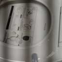 Hibbent Premium Round Toilet Seat with Cover Quiet Close, One-Click to Quick Release, Easy Installation Non-Slip Seat Bumpers, Slow Close Toilet Seat and Cover, Easy Cleaning-White Color