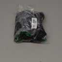 Blooming Jelly Womens High Waisted Bikini Sets Drawstring Tummy Control Swimsuits Crisscross Tie Back Bathing Suit (Medium, Black)