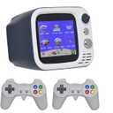 Tiny Arcade TV 3.5" Mini Retro Game - Two Player Playable TV Console & w/ Real Gameplay & Sound - 700+ Classic Video Games (Gray)