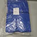 Extra Large Moving Bags - 8-Pack Heavy Duty Storage Duffel - Sturdy Backpack Straps Handles, Zippers - Reusable Moving Storage Bags for Clothes - Folding Collapsible Storage Tote Bag Set  Blue