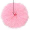 2 x PATIKIL Furry Microphone Windscreen 7mm x 65mm Mic Cover Windshield for Indoor Outdoor Microphone Pink