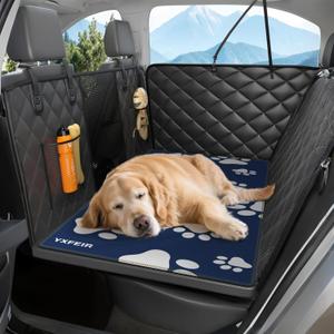 Non-Slip Pet Bed Mat for Back Seat Extender, Backseat Pet Bed Mat, Hair Resistant Dog Blanket for Hard Bottom Dog Car Seat Cover, Anti Slip Pet Linner Backseat Cover 54in X 24in