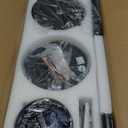 Fanbulous 2 Pack of 42 Ceiling Fans with Lights and Remote, Modern Low Profile Ceiling Fans with Dimmable 3CCT Quiet DC Motor, Reversible Celing Fan with 6-Speeds Timer for Bedroom(Black)