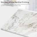 Magnetic Dry Erase Board - 24'' x 18'' Decorative Magnetic Board for Wall - White Board - Magnet Board Display Board - White Marble