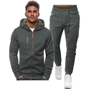 Hakjay Sweatsuits for Men 2 Piece Hoodie Men's Jogging Tracksuit Set Casual Athletic Long Sleeve Outfit Pullover Suit Set, XXL