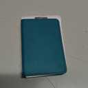 TUCCH for Magsafe Card Holder with Clear ID Window, Fit 6 Cards, RFID Blocking PU Leather Men Women Magnetic Phone Wallet for iPhone 17/16/15/14/13/12/Plus/Air/Pro/Pro Max Series, Cyan