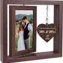 Wedding Gifts for Couples 2026, Mr and Mrs Gift Picture Frame 4x6, Bridal Shower Gift for Bride Wedding Ideas for Newlyweds Just Married Wedding Presents for Newly Wed Couple