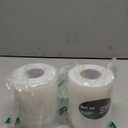 HURRICANE Stretch Wrap Film Refill Rolls, Clear Stretch Wrap Refill Roll, 2 Pack 80 Gauge Thick 5 inch 1000 ft, Clear Plastic Pallet Shrink Film, Stretch Plastic Wrap for Packing, Moving, Storage (Replacement Set)