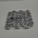 Art3d 10-Sheet Peel and Stick Backsplash Tiles, 12x12 Inch Self-Adhesive 3D Wall Tiles for Kitchen, Bathroom, Countertop - Thickened Waterproof Design (Graphite Gray)