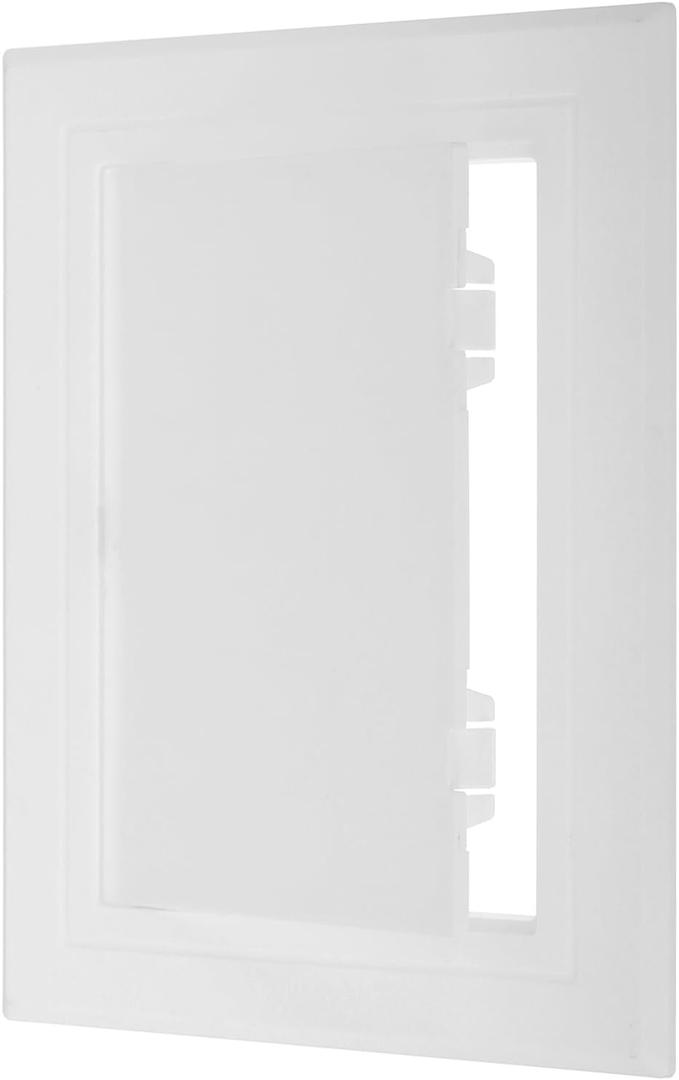 PATIKIL 12x10 inch(300x245mm) Removable Hinged Access Panel, ABS Plumbing Access Doors Easy Wall Hole Cover for Drywall Plumbing Electrical Cables Wiring, White