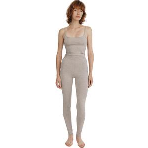 Organic Basics Womens Core Organic Cotton Cropped Singlet Camisole Top (Large, Grey Mlange)