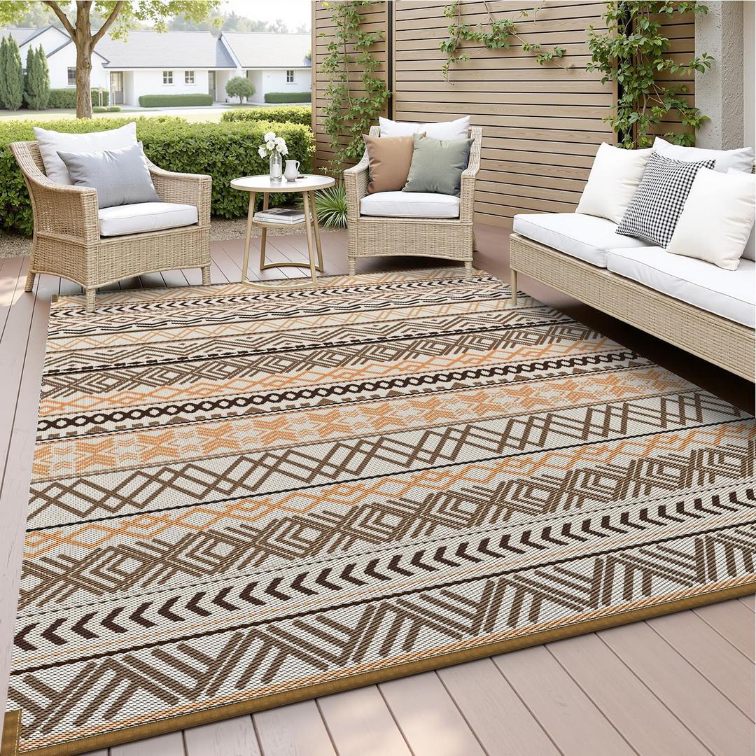 MontVoo Outdoor Rug Carpet Waterproof-Patio Rug Mat 5x8 Reversible RV Camping Rugs Picnic Mat Plastic Straw Outside Rugs for Balcony Porch Deck Beach Patio Decor Colorful MontVoo Outdoor Rug Carpet Waterproof-Patio Rug Mat 5x8 Reversible RV Camping Rugs Picnic Mat Plastic Straw Outside Rugs for Balcony Porch Deck Beach Patio Decor Colorful