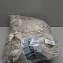 LIFEREVO Luxury Plush Shaggy Duvet Cover Set, Soft Velvet Fluffy Furry Duvet Cover Set(1 Faux Fur Fuzzy Comforter Cover + 1 Pompoms Pillow Case) Bedding Set, Zipper Closure(Twin/Twin XL, Ombre Khaki)