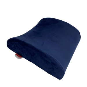 1 Pack Comfortable Memory Foam Lumbar Back Support Cushion Sciatica Pain Relief, Navy