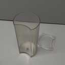 Feekoon Water Tank Reservoir & Lid Cover Replacement Compatible with Nespresso Vertuo Next, Compatible with Krups XN910B XN9105 XN910C Coffee Machine, Coffee Machines Replacement Parts, Clear