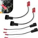 4PCS 72-5600 Speaker Harness, Car Door Speaker Adapter Connector Plug, Speaker Wiring Harness Adapter Replacement, Compatible with Ford F150 F250 Escape Mustang Lincoln