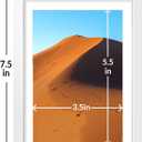 5x7 Picture Frame White Set of 10, Display 4x6 with Mat or 5 x 7 Without Mat Picture, Photo Frame Collage for Wall Gallery or Table Deco, Hanging or Tabletop Display