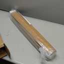 Cordless Bamboo Roman Shades for Windows, 100% Blackout Backing Fabric for Light Blocking, 27" W  64" H - Papara Carbon