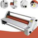 Vinmax 18inch Laminating Machine with Film Roll Office Presentation Laminators Hot Cold Roll Laminator Single Dual Sided Thermal Laminating Machine Commercial Photo Laminator School Office Use