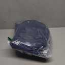 TOPDesign Puffer Tote Bag for Women, Lightweight Puffy Handbag with Compartments, Quilted Shoulder Bag for Work, Travel, Gym (Large, Navy Blue)