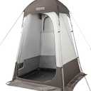 Portable Camping Shower Tent 7.8FT - Outdoor Shower Enclosure & Toilet Tent with Mesh Floor, Carry Bag, Lightweight Sturdy Easy Setup for Camping Beach Hiking Travel, Privacy Shelter Changing Room