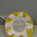 BRIGHTDECK Outdoor Christmas Ornaments, Lighted Pop-Up Outdoor Holiday Ball Decoration with 80 LED Lights, 8 Light Modes, Lighted Collapsible Holiday Decorations for Yard, Home (Yellow)