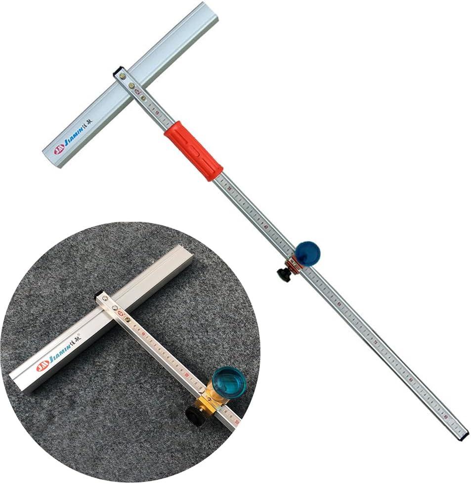 yeshine T-Shaped Glass Cutting Tool, Tile Cutters, Automatic Control Oiling, Nylon Pulley, 120cm Thickened Aluminum Alloy Blade Bar, Hard Steel Scale, for Thick Glass, T-Glass and Tile Cutting