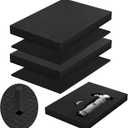 4pcs Pick and Pluck Foam - 16 x 12 x 2 &16 x 12 x 0.4 IN Gun Case Foam Sheets Padding Pre-Cube Sheets with Bottom Packing for Board Game Box Cases Storage Drawer